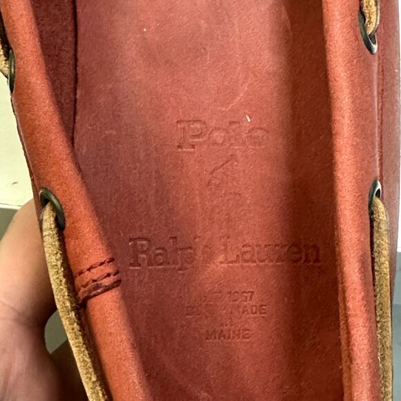NWOT Rancourt & Co. x Polo Ralph Lauren Boat Shoe Vibram Made in Maine USA 11 D main image 9